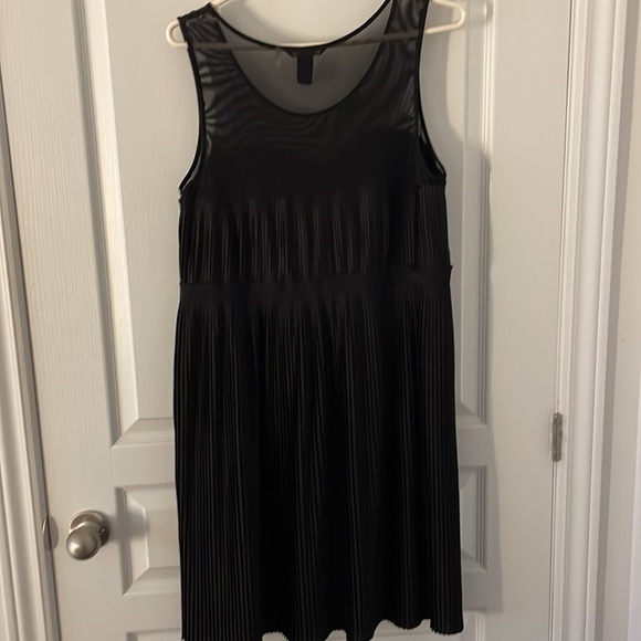 Copy - Pleated Little Black Dress - Picture 4 of 5